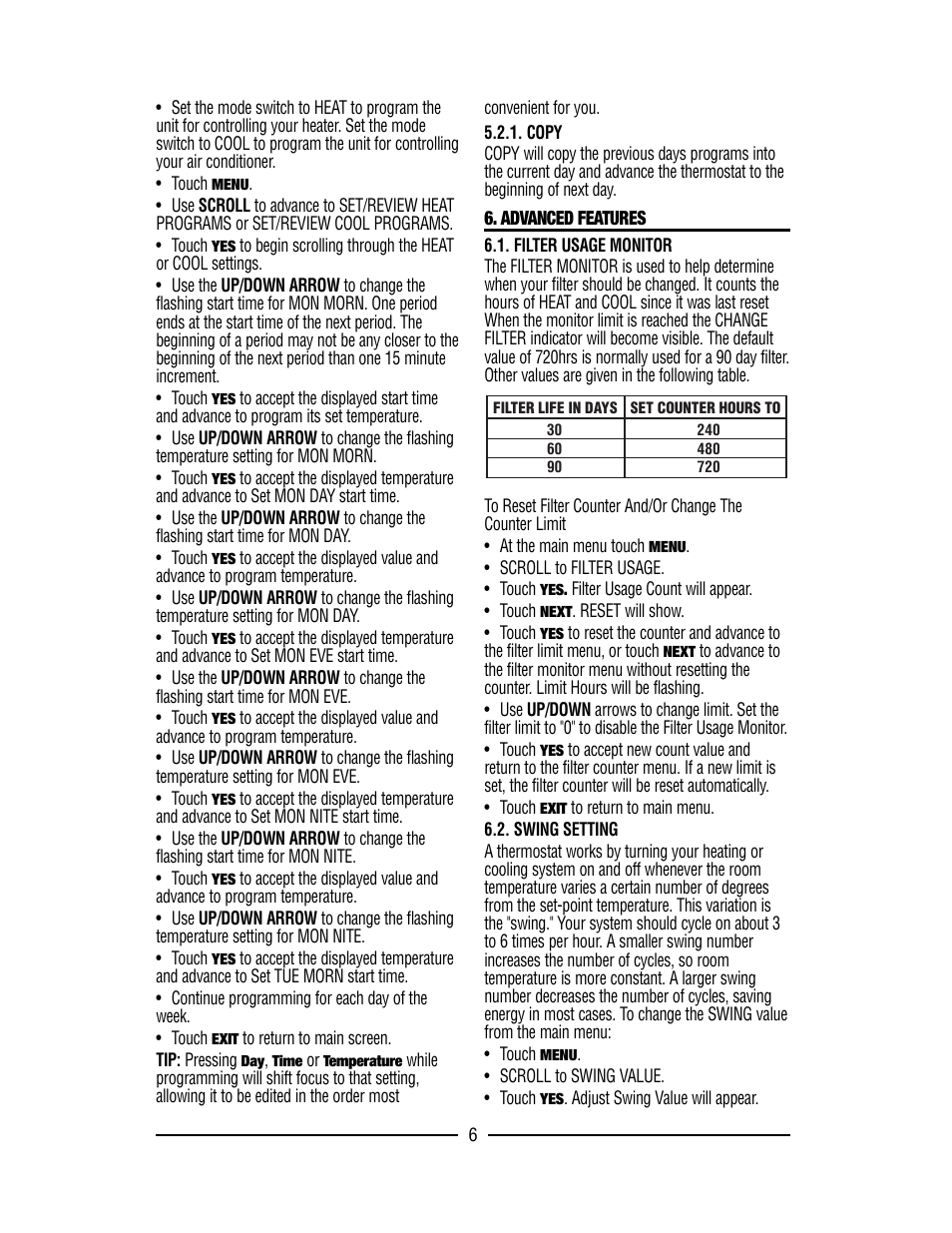 Lux Products TX9000TS User Manual | Page 6 / 12