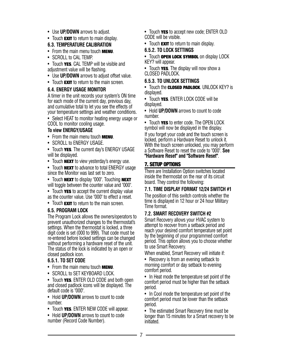 Lux Products TX9000TS User Manual | Page 7 / 12