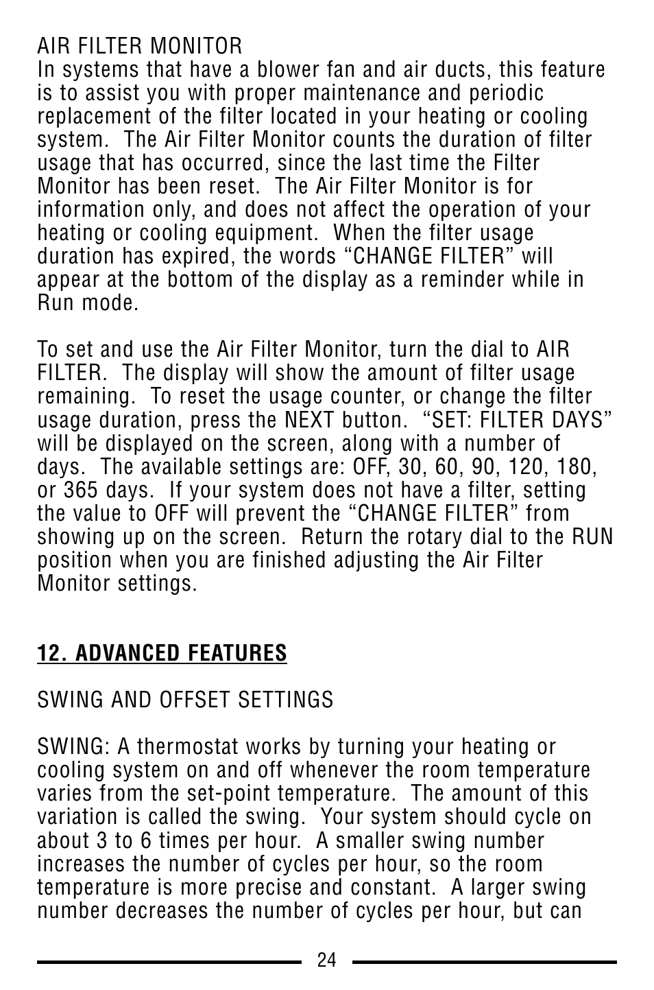 Lux Products SMART TEMP TX9100E User Manual | Page 24 / 32