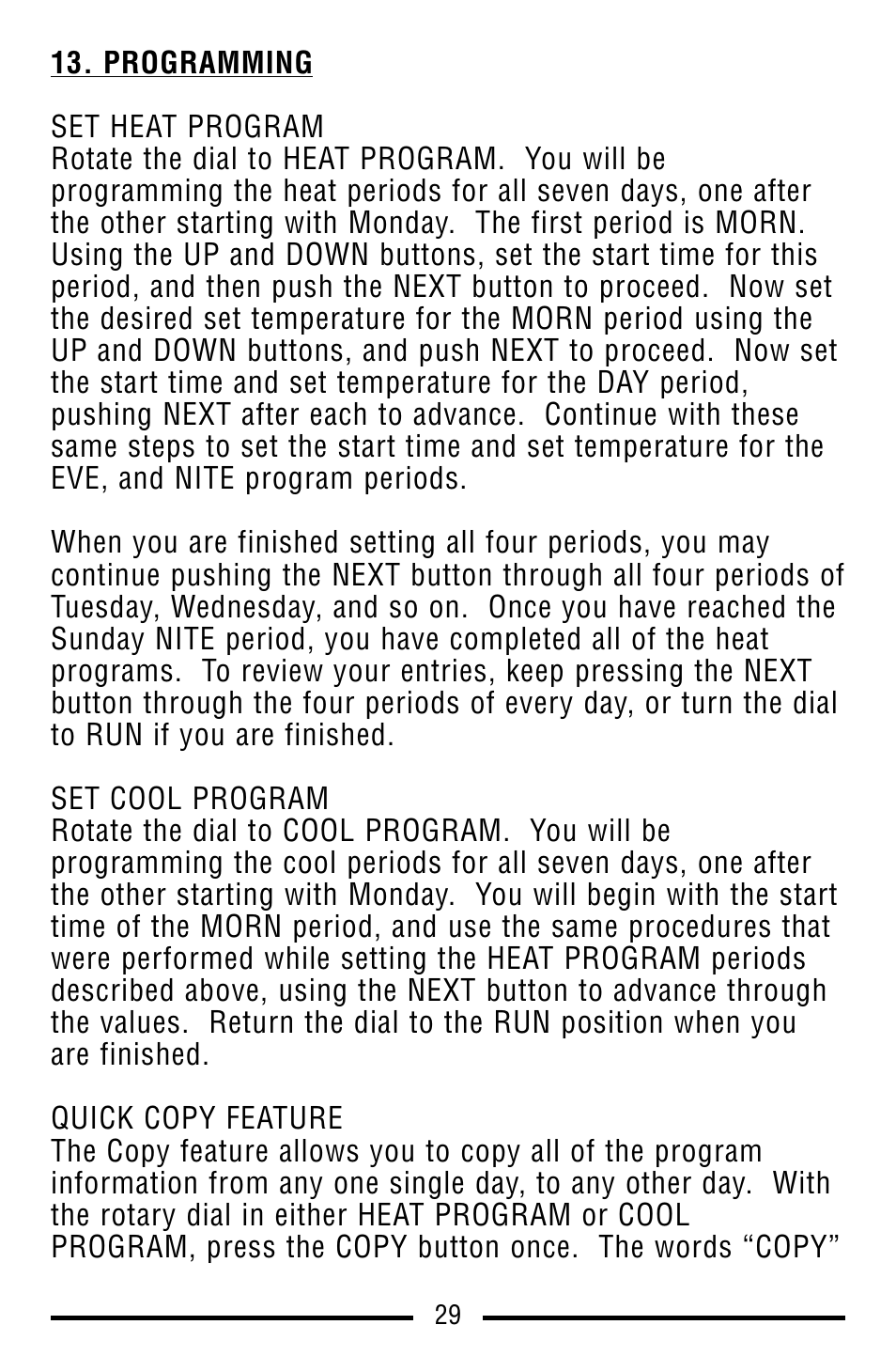 Lux Products SMART TEMP TX9100E User Manual | Page 29 / 32