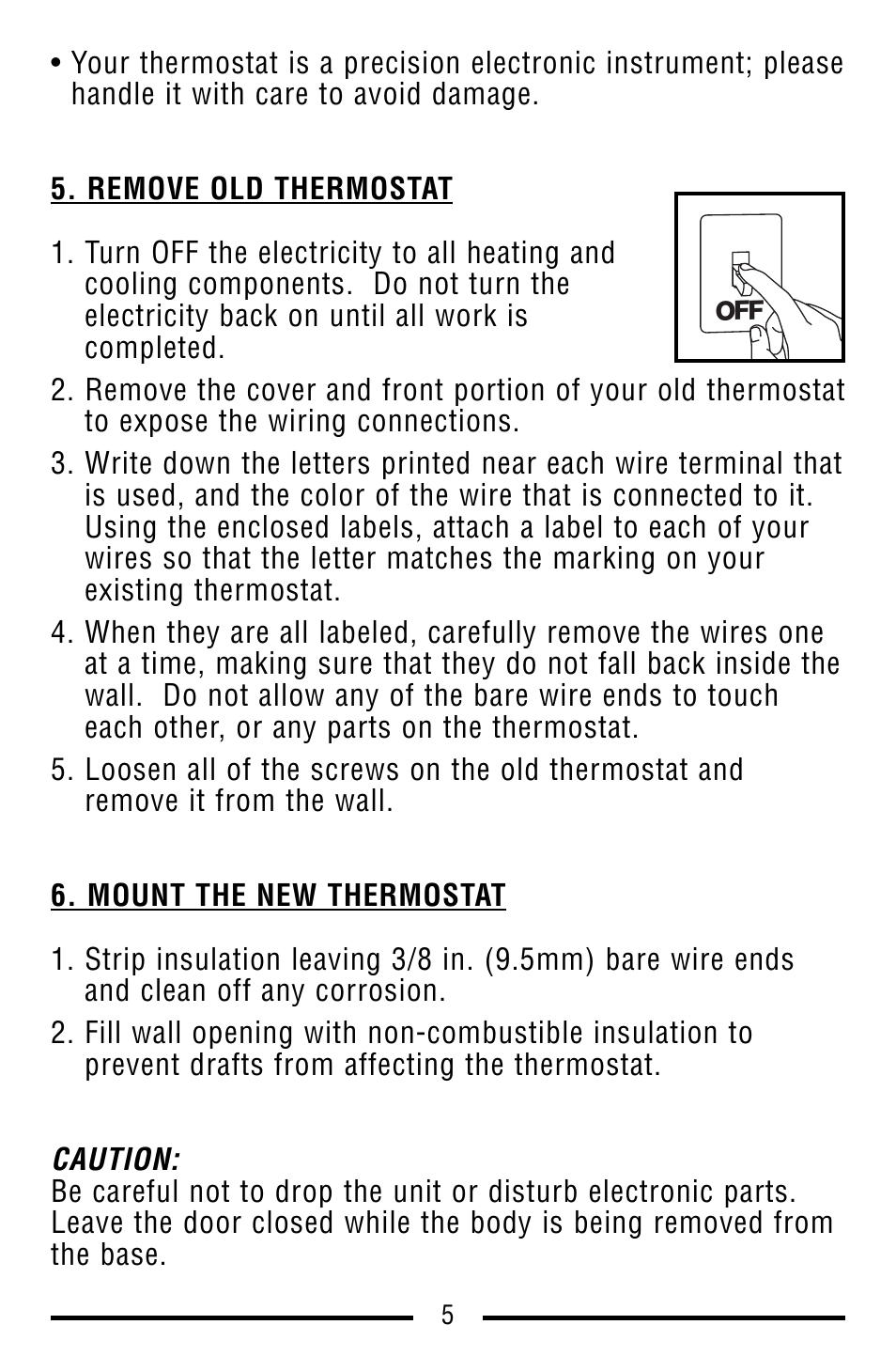 Lux Products SMART TEMP TX9100E User Manual | Page 5 / 32