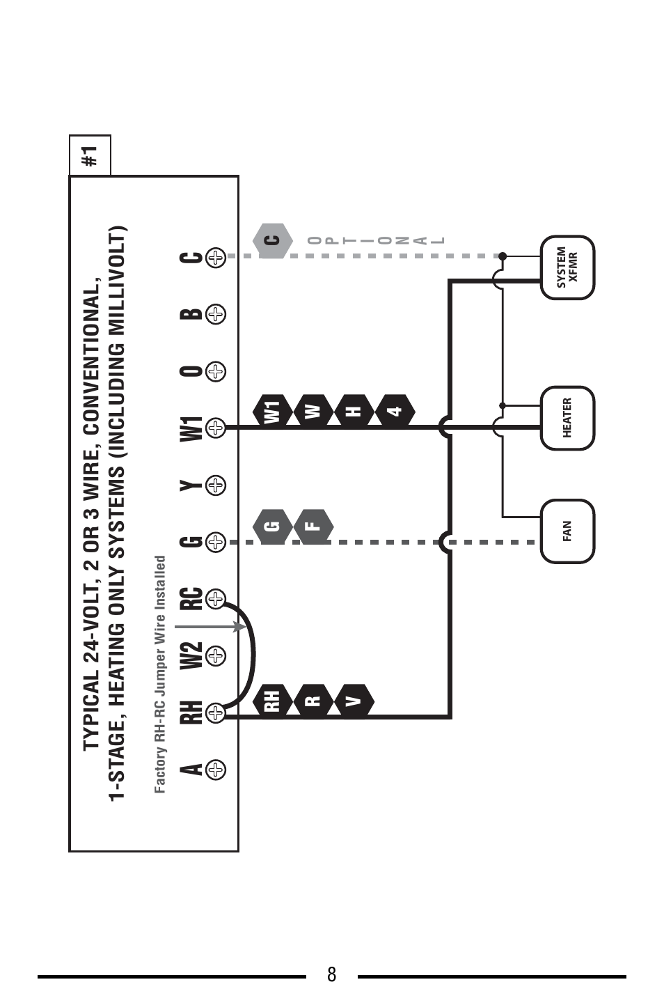 Rc g rh y w2 w1 a ob c | Lux Products SMART TEMP TX9100E User Manual | Page 8 / 32