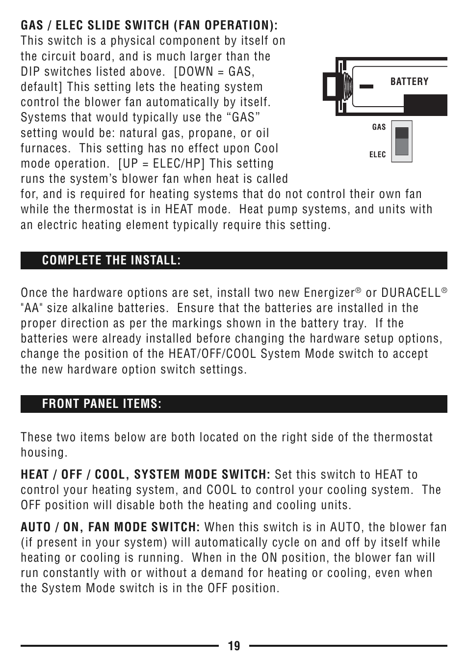 Lux Products TX9600TS User Manual | Page 19 / 34