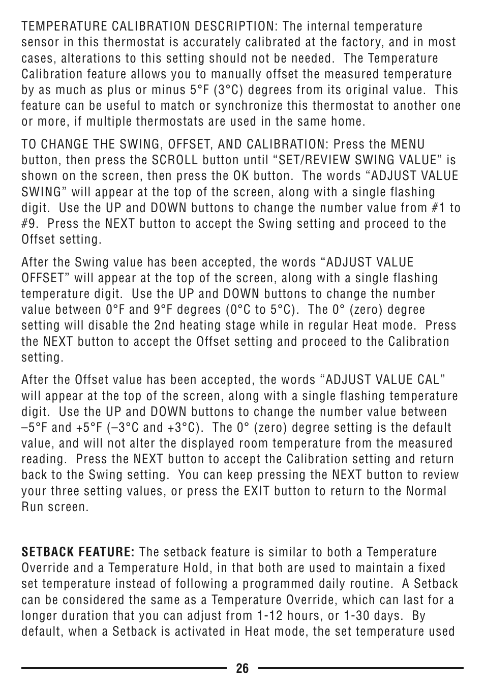 Lux Products TX9600TS User Manual | Page 26 / 34