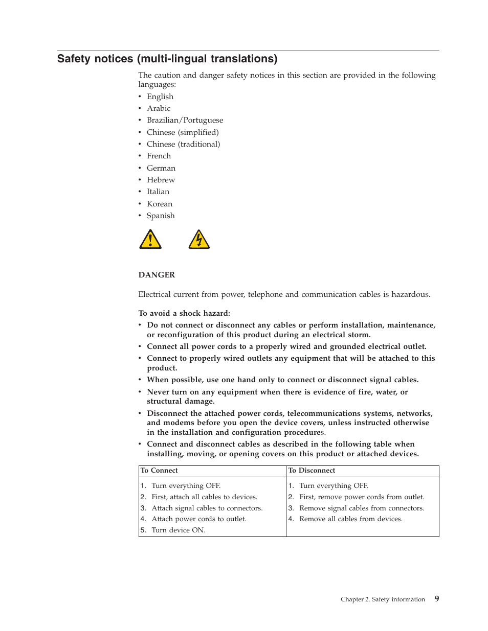 Safety notices (multi-lingual translations), Safety, Notices | Multi-lingual, Translations) | Lenovo THINKCENTRE 8177 User Manual | Page 15 / 228