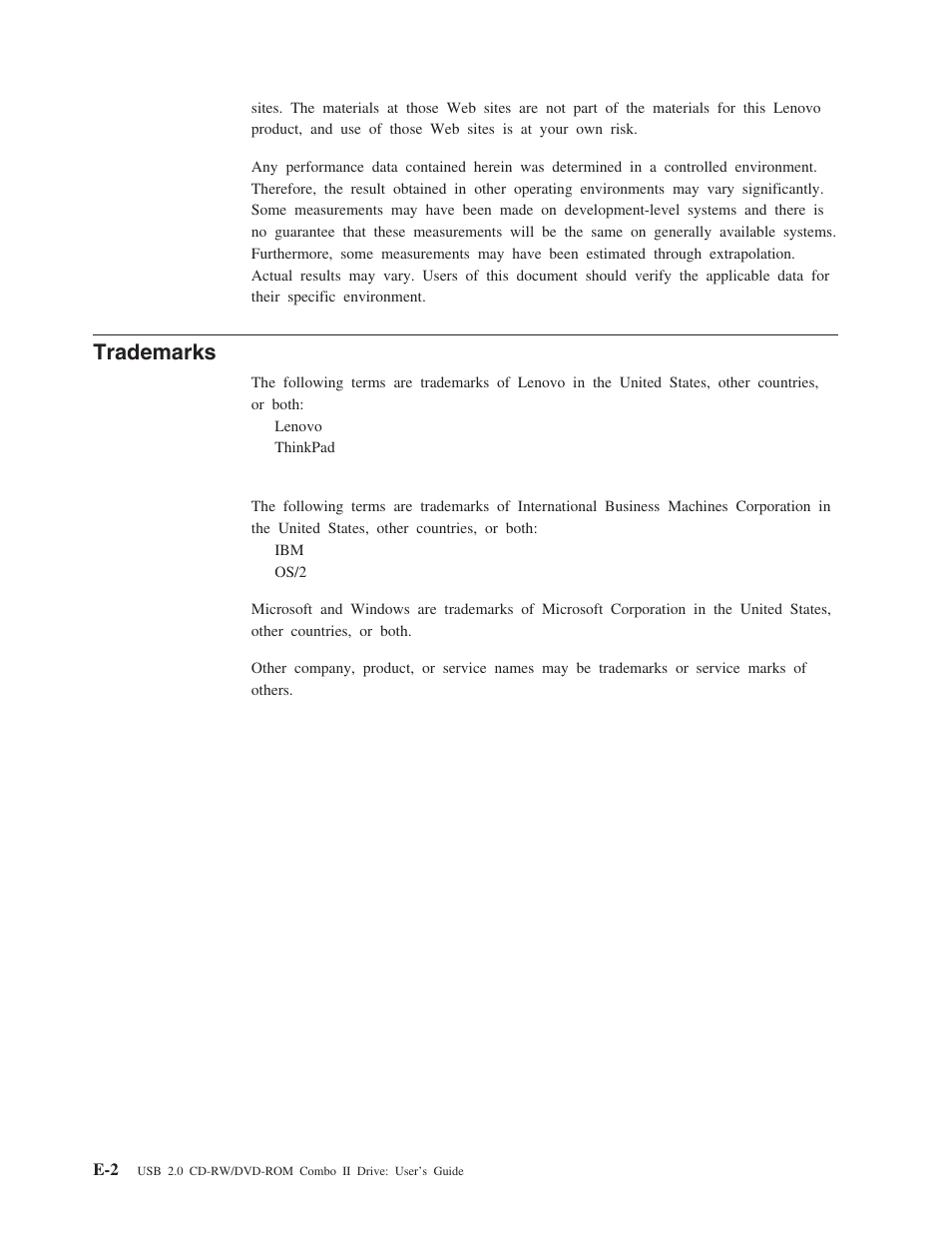Trademarks | Lenovo 40Y8637 User Manual | Page 72 / 78