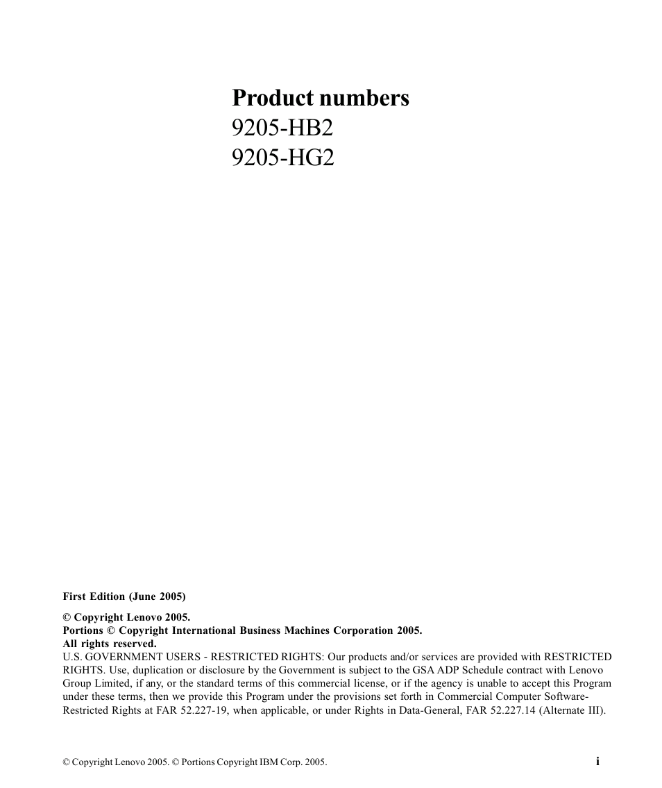 Lenovo ThinkVision 9205-HG2 User Manual | Page 2 / 35