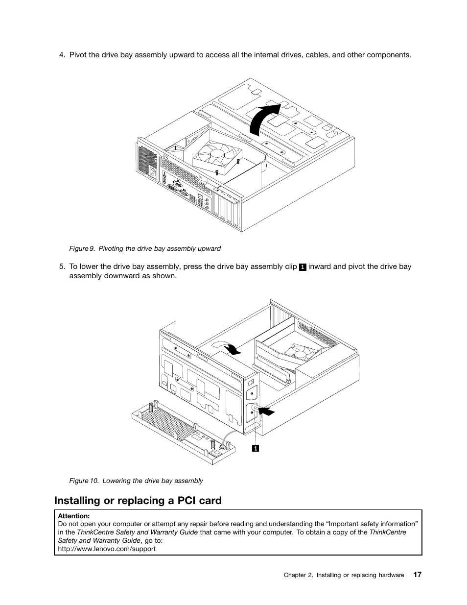 Installing or replacing a pci card | Lenovo 154 User Manual | Page 25 / 86