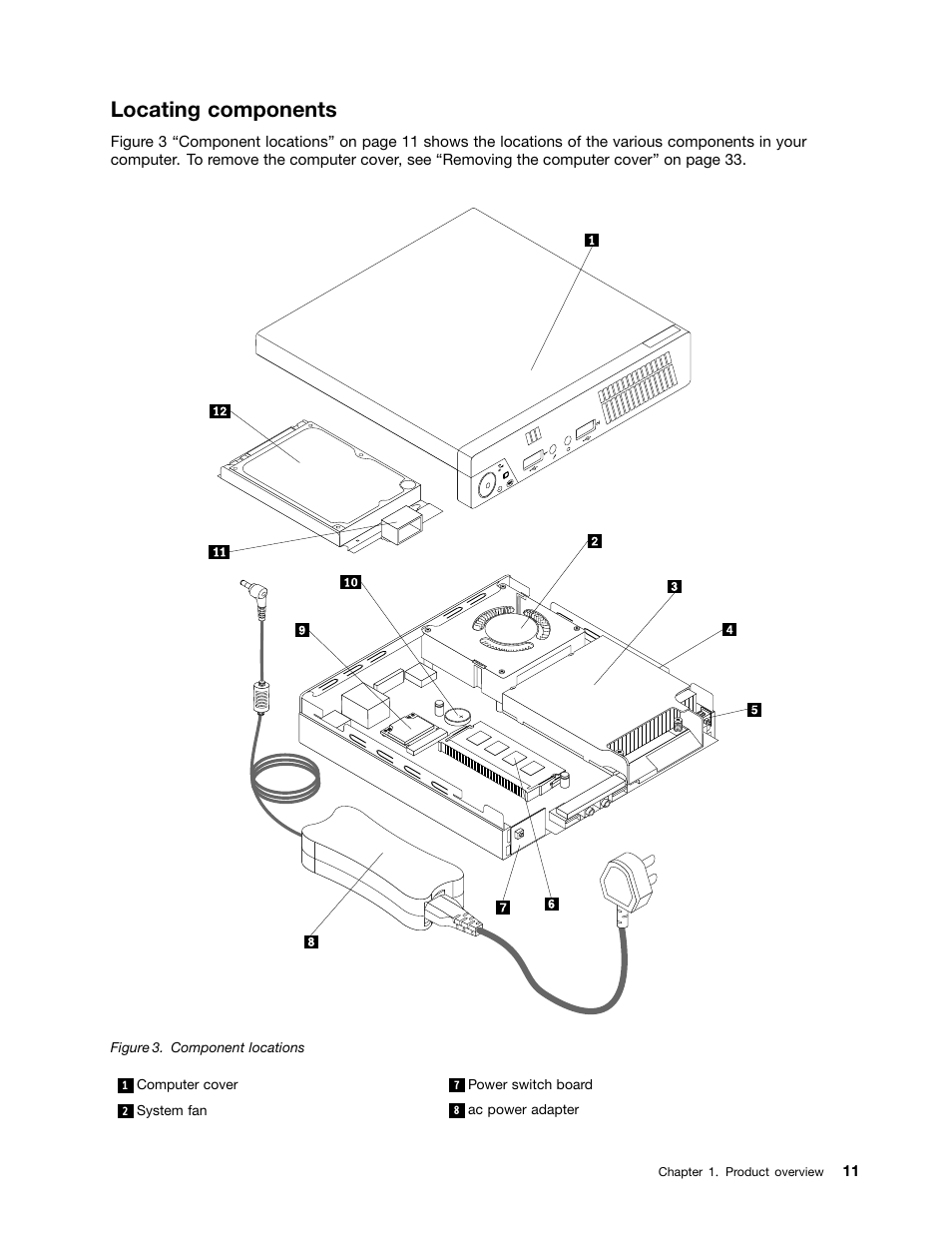 Locating components | Lenovo 3273 User Manual | Page 25 / 154