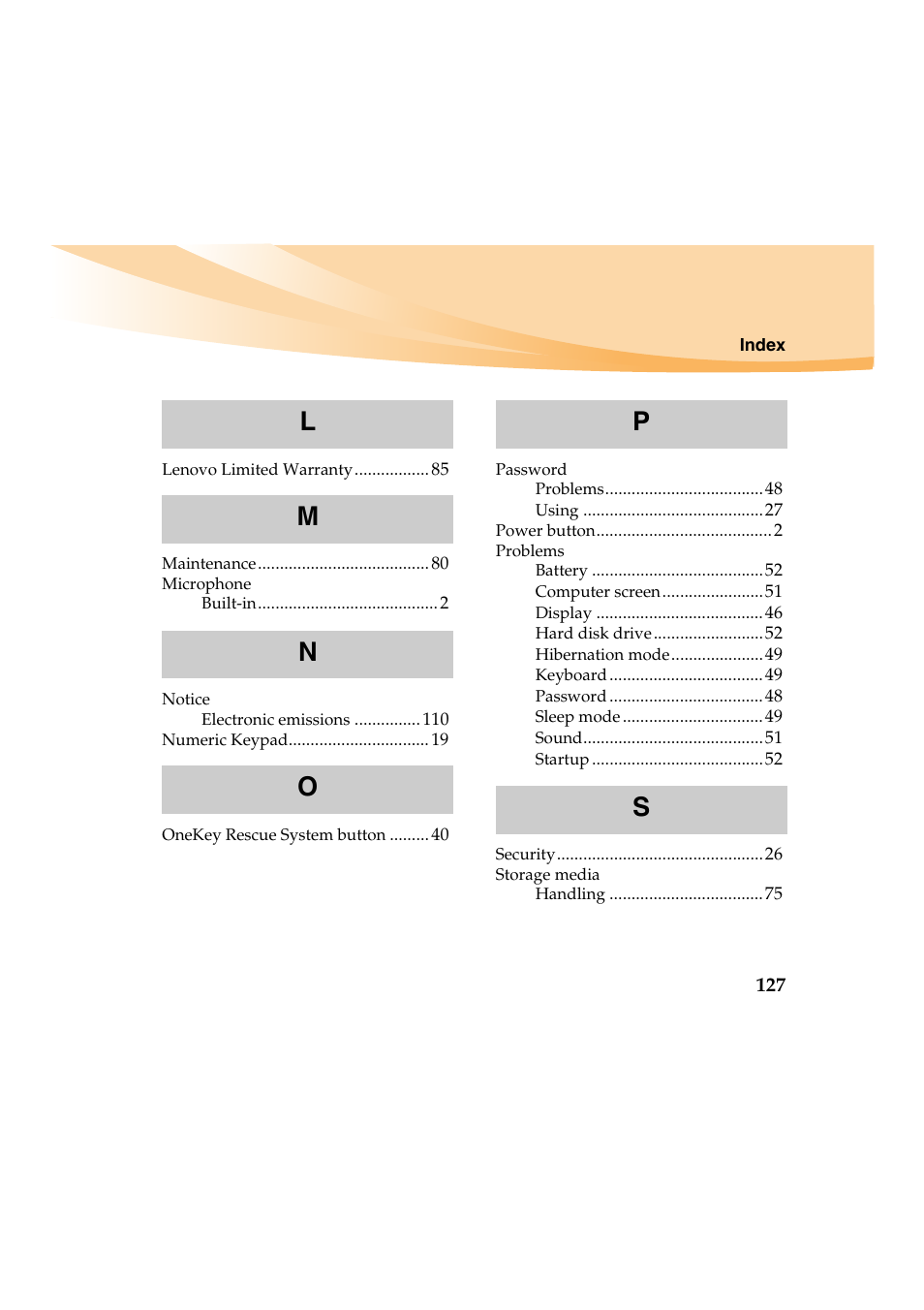 Lenovo IdeaPad Y460 User Manual | Page 141 / 144