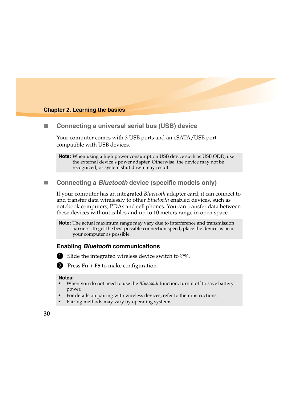 Lenovo IdeaPad Y460 User Manual | Page 44 / 144