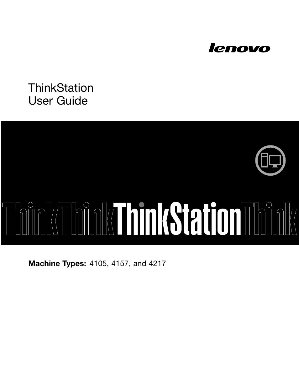 Lenovo THINKSTATION 4105 User Manual | 66 pages