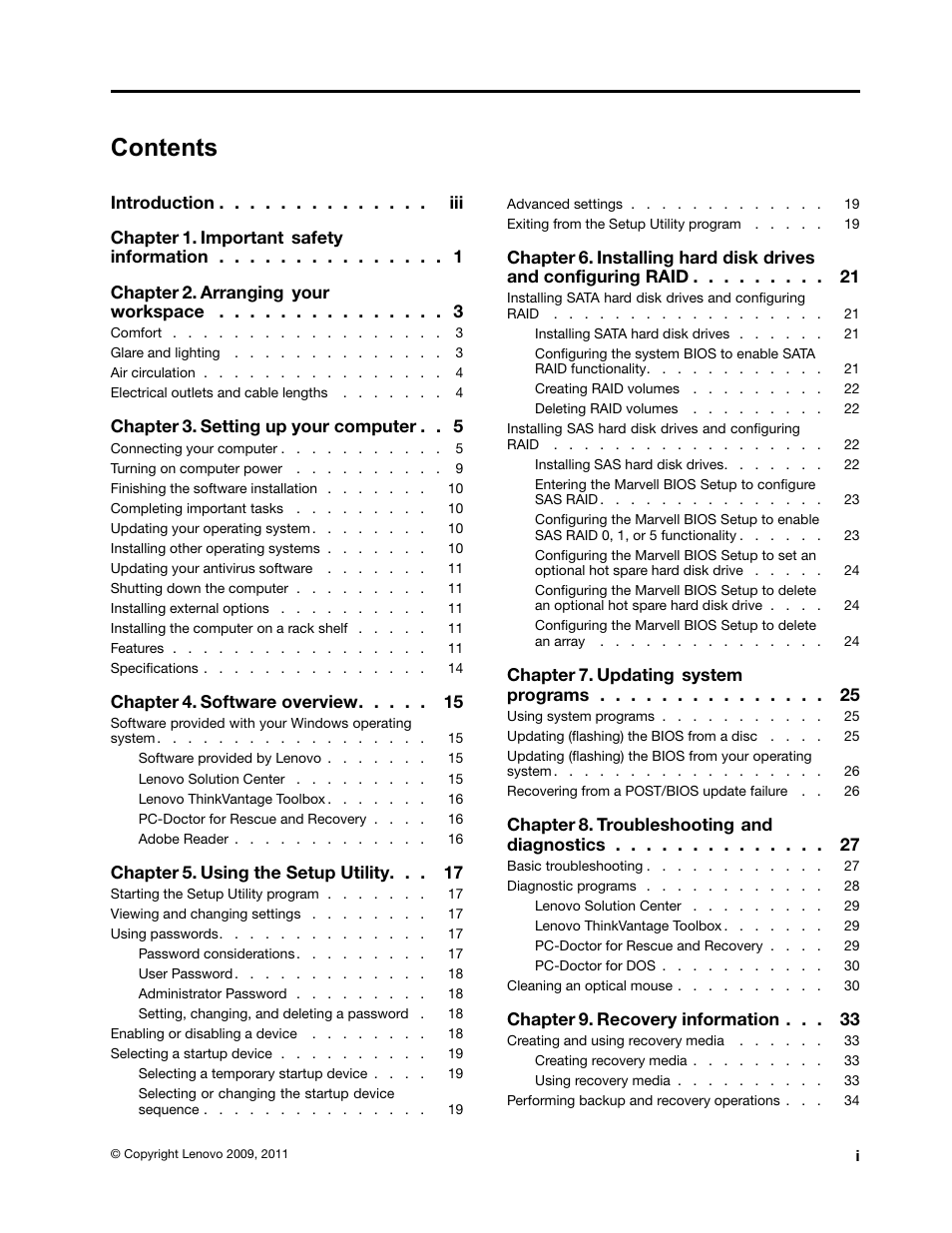 Lenovo THINKSTATION 4105 User Manual | Page 3 / 66