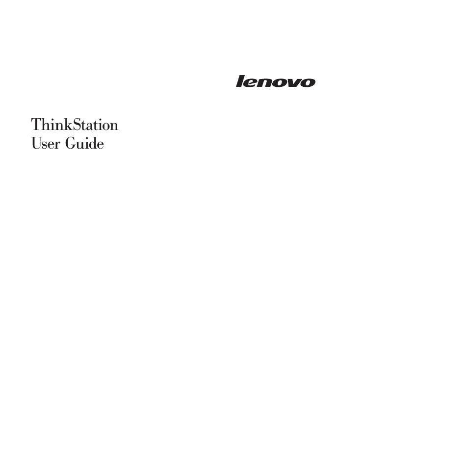 Lenovo THINKSTATION 4155 User Manual | Page 3 / 74