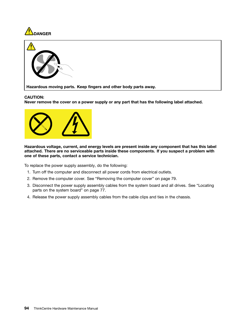 Lenovo THINKCENTRE 4485 User Manual | Page 102 / 492