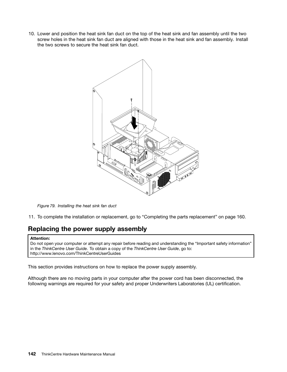 Replacing the power supply assembly | Lenovo THINKCENTRE 4485 User Manual | Page 150 / 492