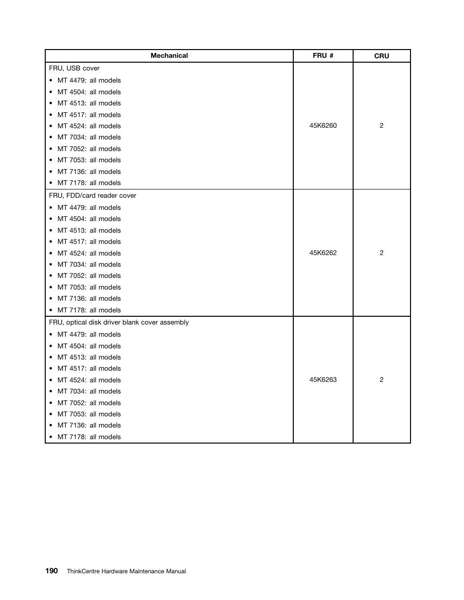 Lenovo THINKCENTRE 4485 User Manual | Page 198 / 492