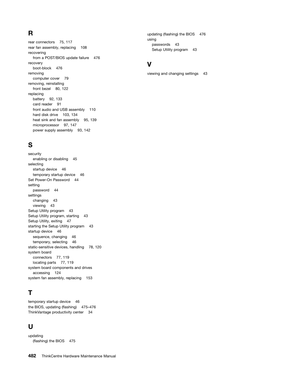 Lenovo THINKCENTRE 4485 User Manual | Page 490 / 492