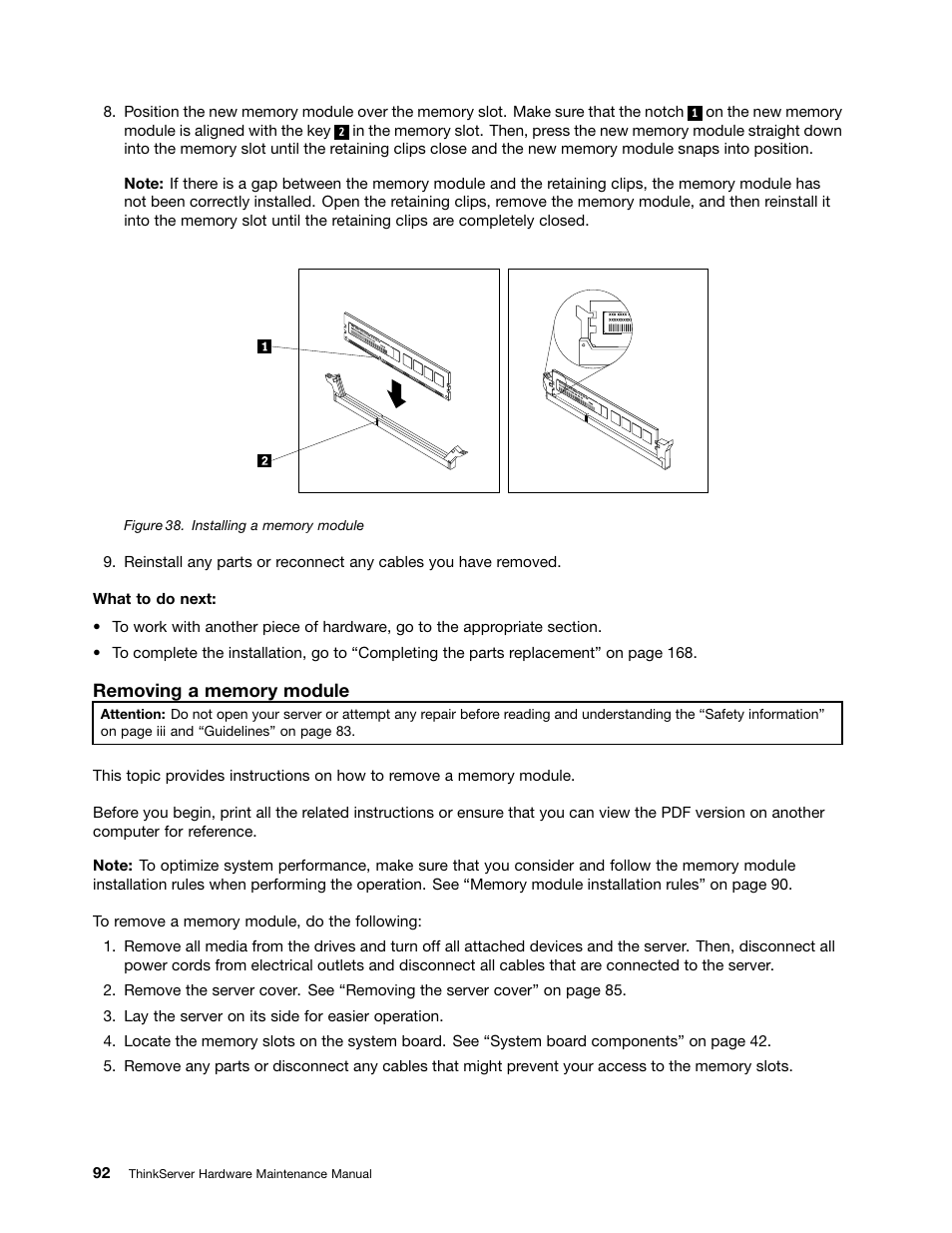 Lenovo THINKSERVER 392 User Manual | Page 104 / 248