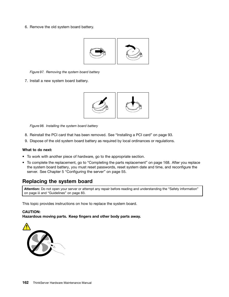 Replacing the system board | Lenovo THINKSERVER 392 User Manual | Page 174 / 248