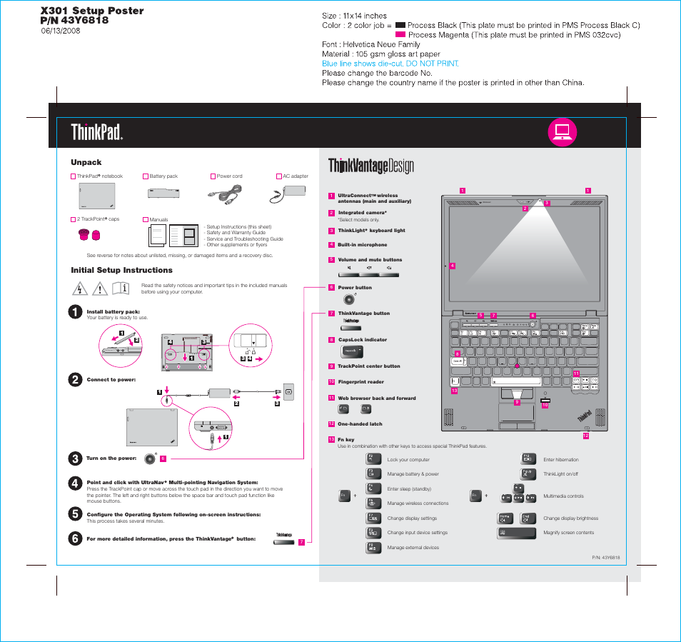 Lenovo 43Y6818 User Manual | 2 pages