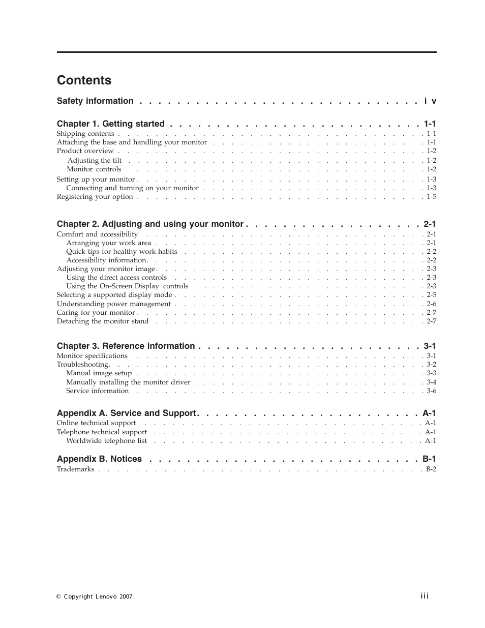 Lenovo L193 User Manual | Page 3 / 29
