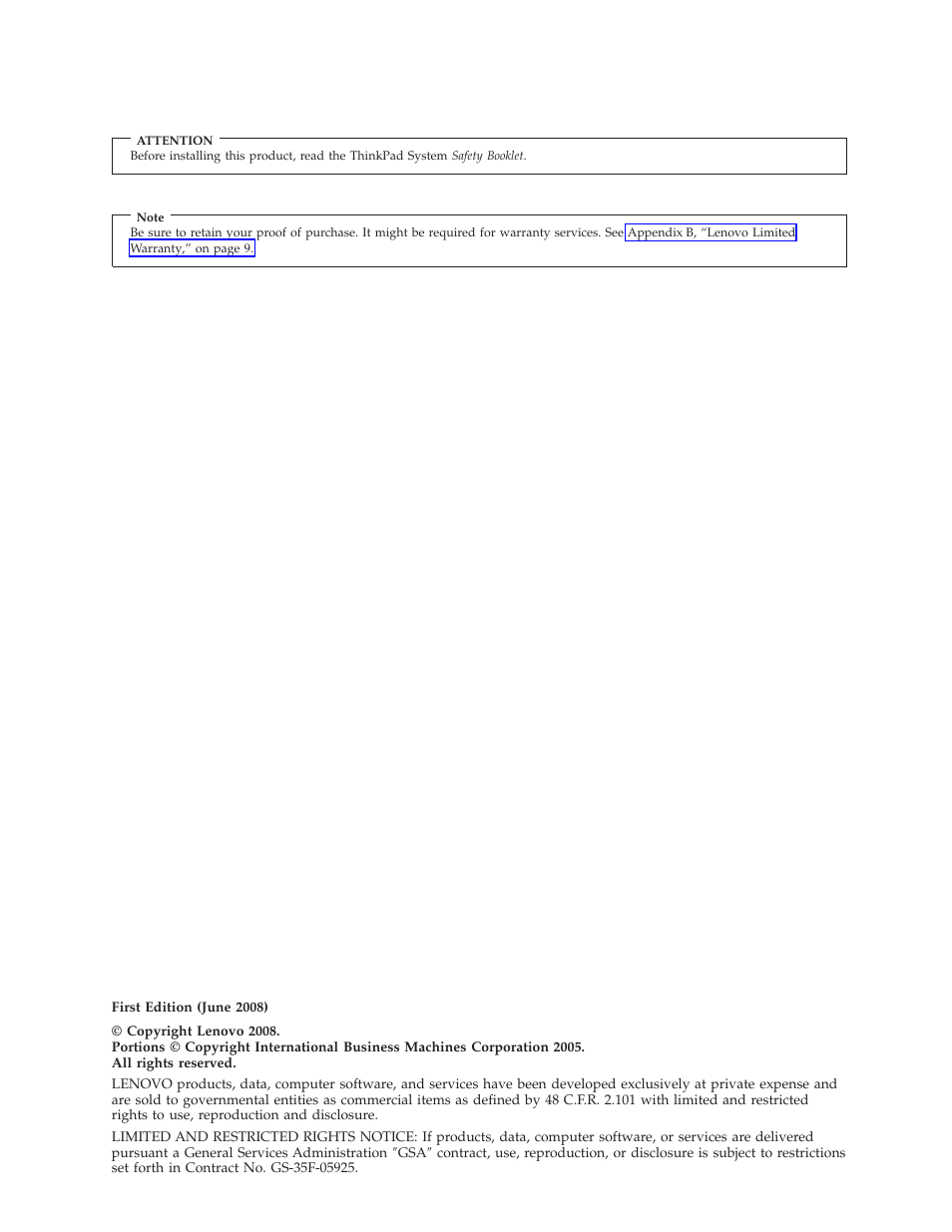 Lenovo ThinkPad 43N3218 User Manual | Page 4 / 34