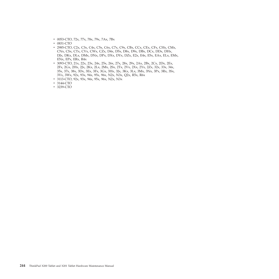 Lenovo X200 User Manual | Page 252 / 260