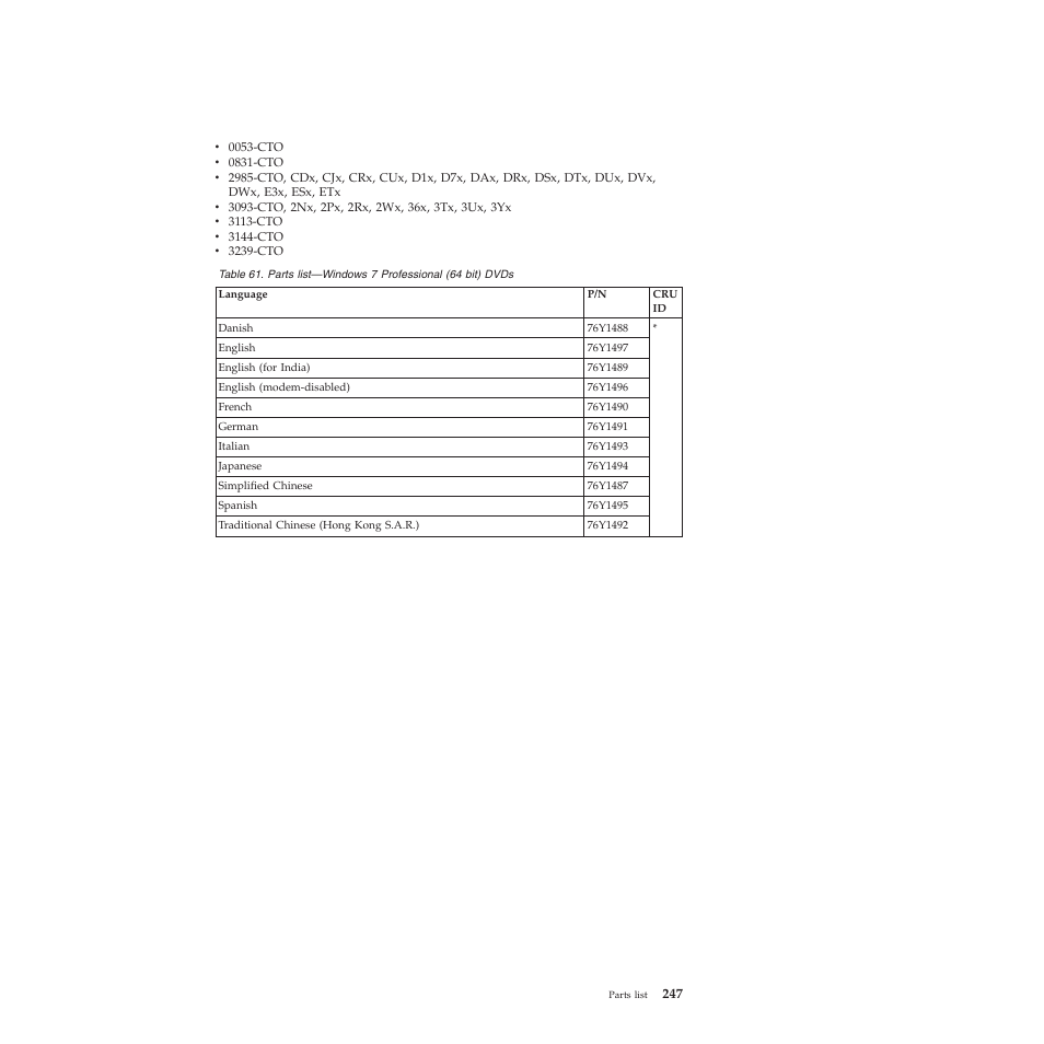 Lenovo X200 User Manual | Page 255 / 260