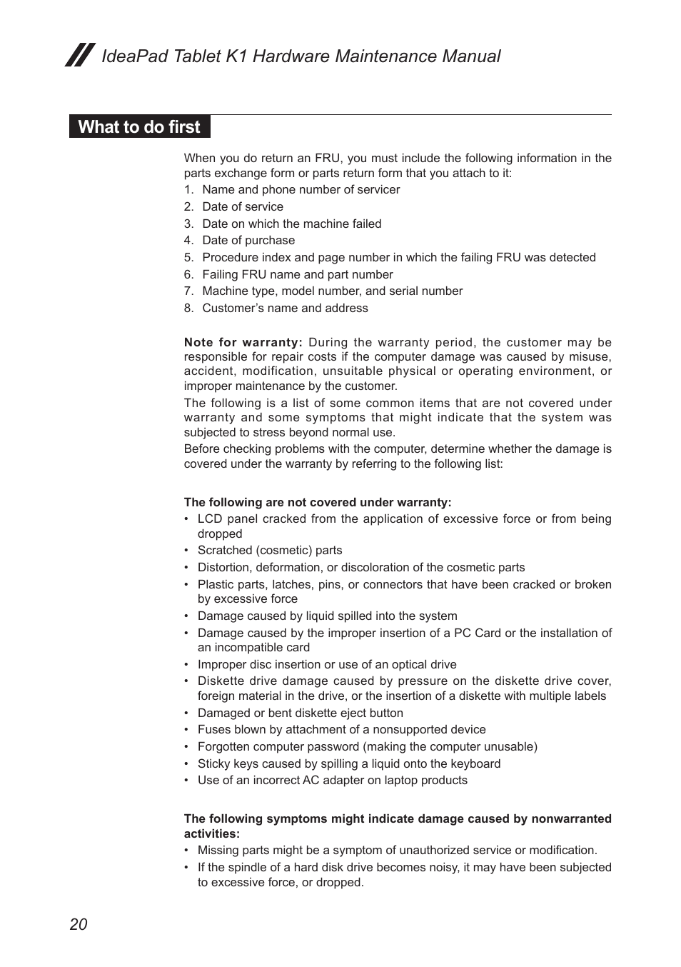 What to do first | Lenovo IDEAPAD K1 User Manual | Page 24 / 58