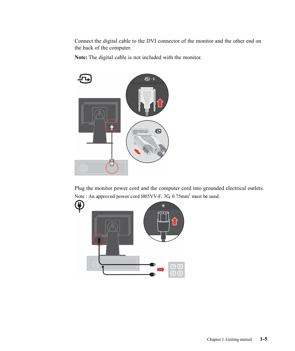 Lenovo ThinkVision L171p User Manual | Page 9 / 35