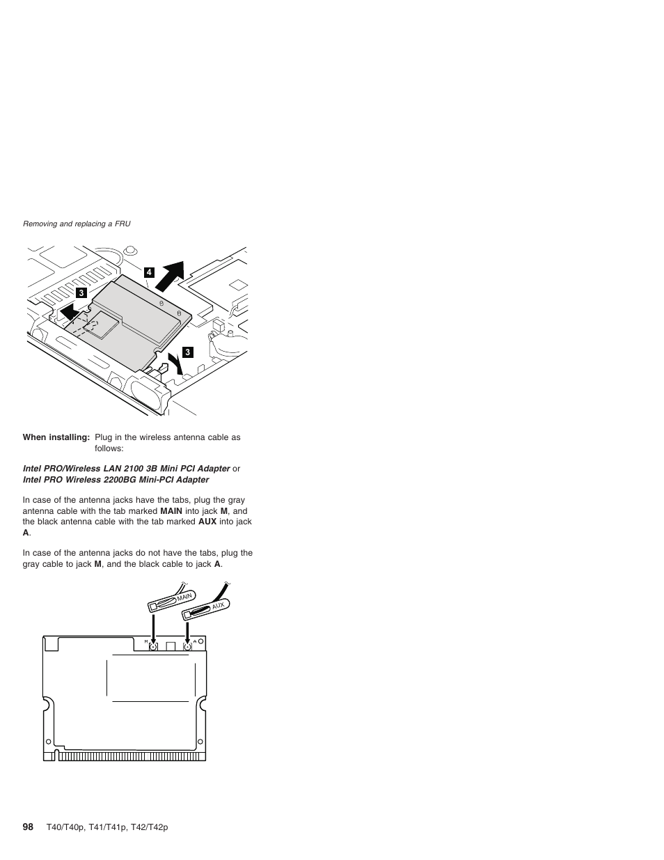 Lenovo THINKPAD T41/T41P User Manual | Page 104 / 260