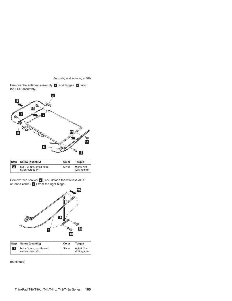 Lenovo THINKPAD T41/T41P User Manual | Page 171 / 260