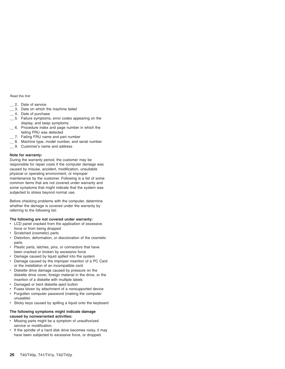 Lenovo THINKPAD T41/T41P User Manual | Page 32 / 260