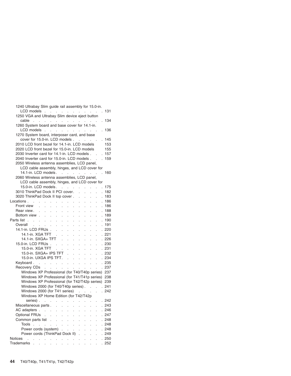 Lenovo THINKPAD T41/T41P User Manual | Page 50 / 260