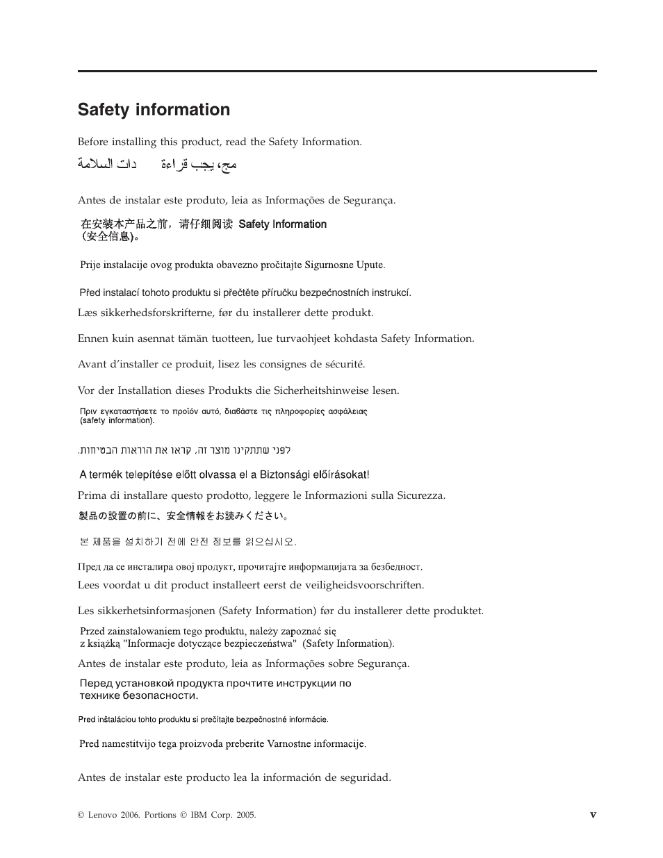 Safety information, Safety, Information | Lenovo M500 User Manual | Page 7 / 86