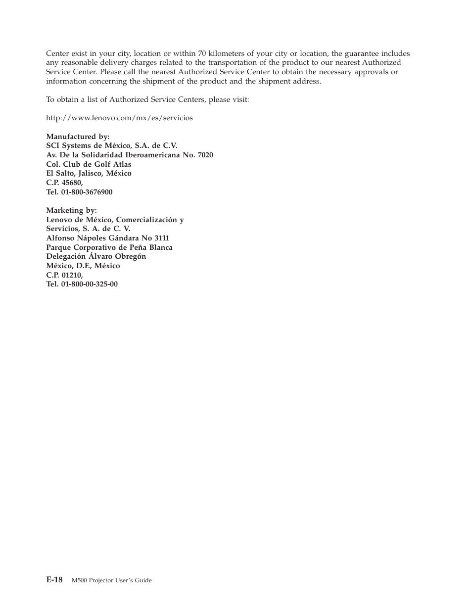 Lenovo M500 User Manual | Page 78 / 86
