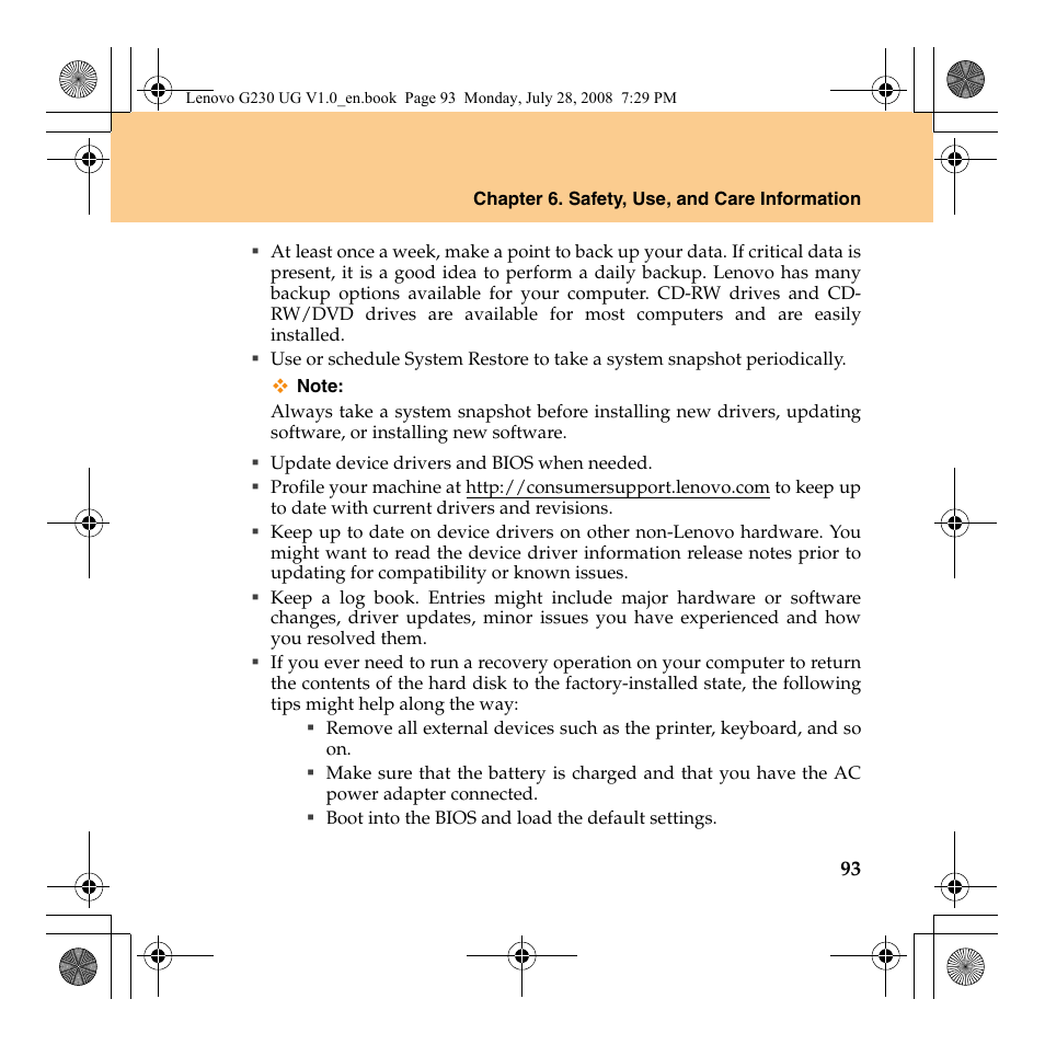 Lenovo 3000 G230 User Manual | Page 101 / 140