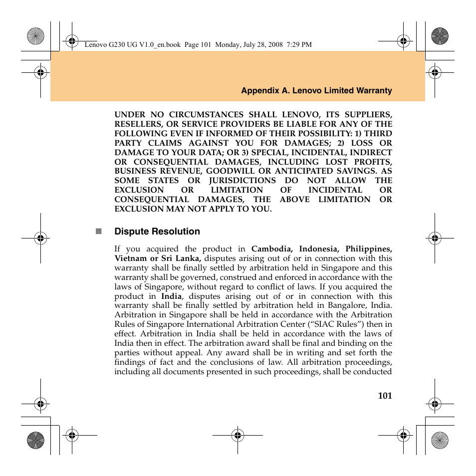 Lenovo 3000 G230 User Manual | Page 109 / 140