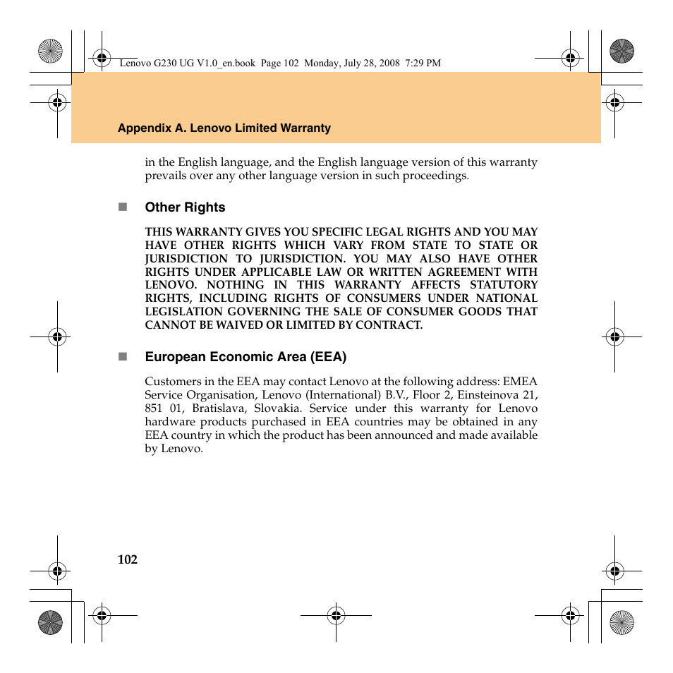 Lenovo 3000 G230 User Manual | Page 110 / 140