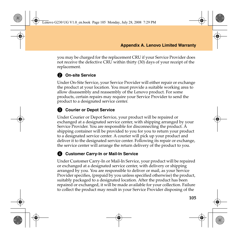 Lenovo 3000 G230 User Manual | Page 113 / 140