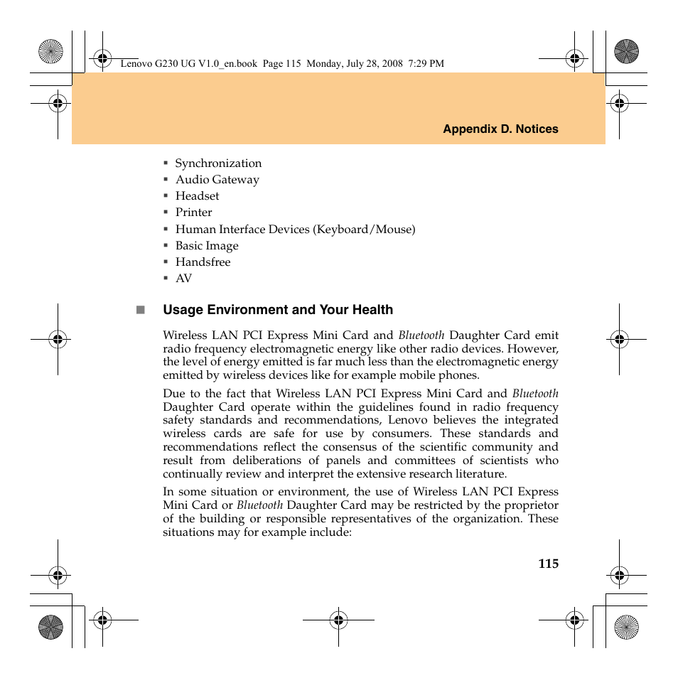 Lenovo 3000 G230 User Manual | Page 123 / 140