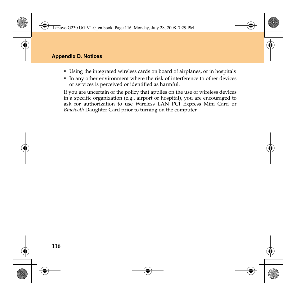 Lenovo 3000 G230 User Manual | Page 124 / 140