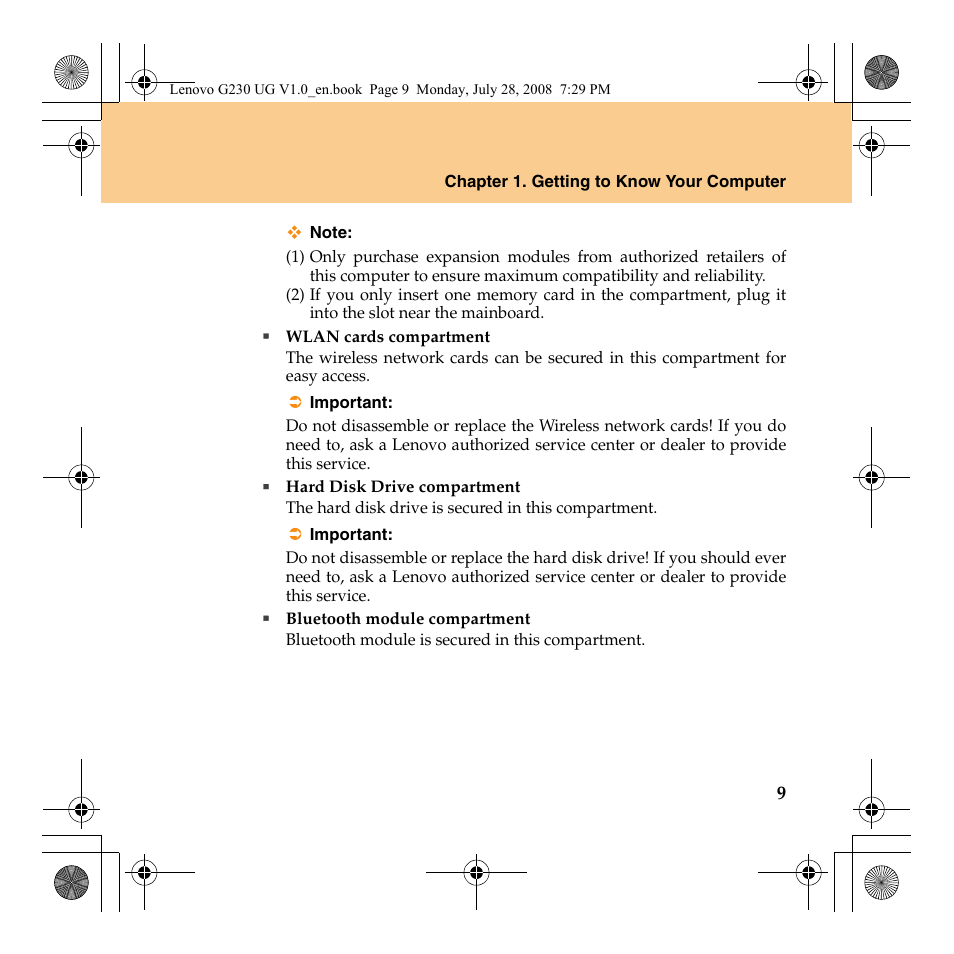 Lenovo 3000 G230 User Manual | Page 17 / 140