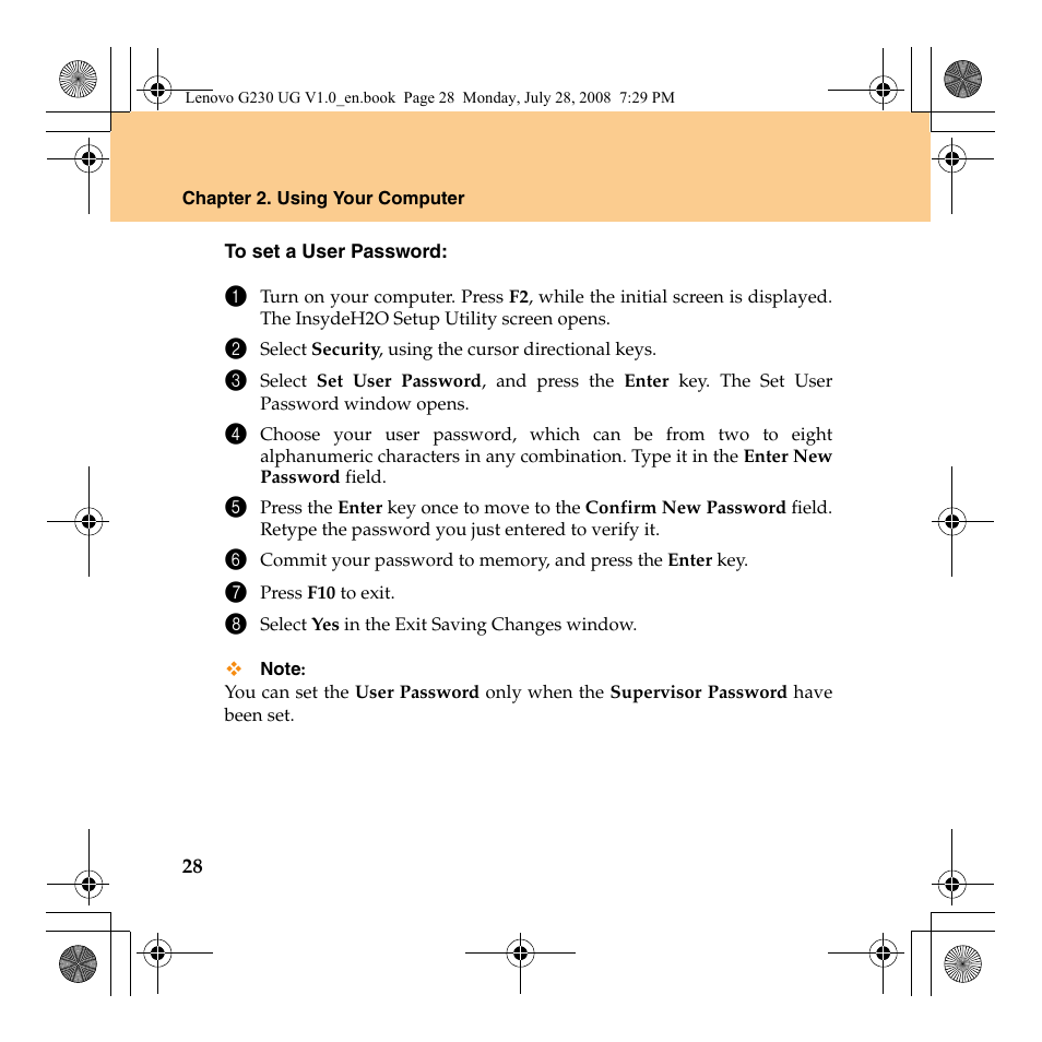 Lenovo 3000 G230 User Manual | Page 36 / 140