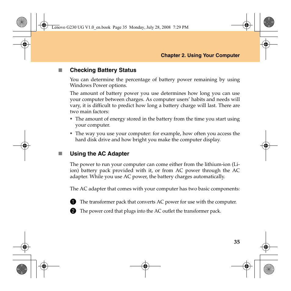 Lenovo 3000 G230 User Manual | Page 43 / 140