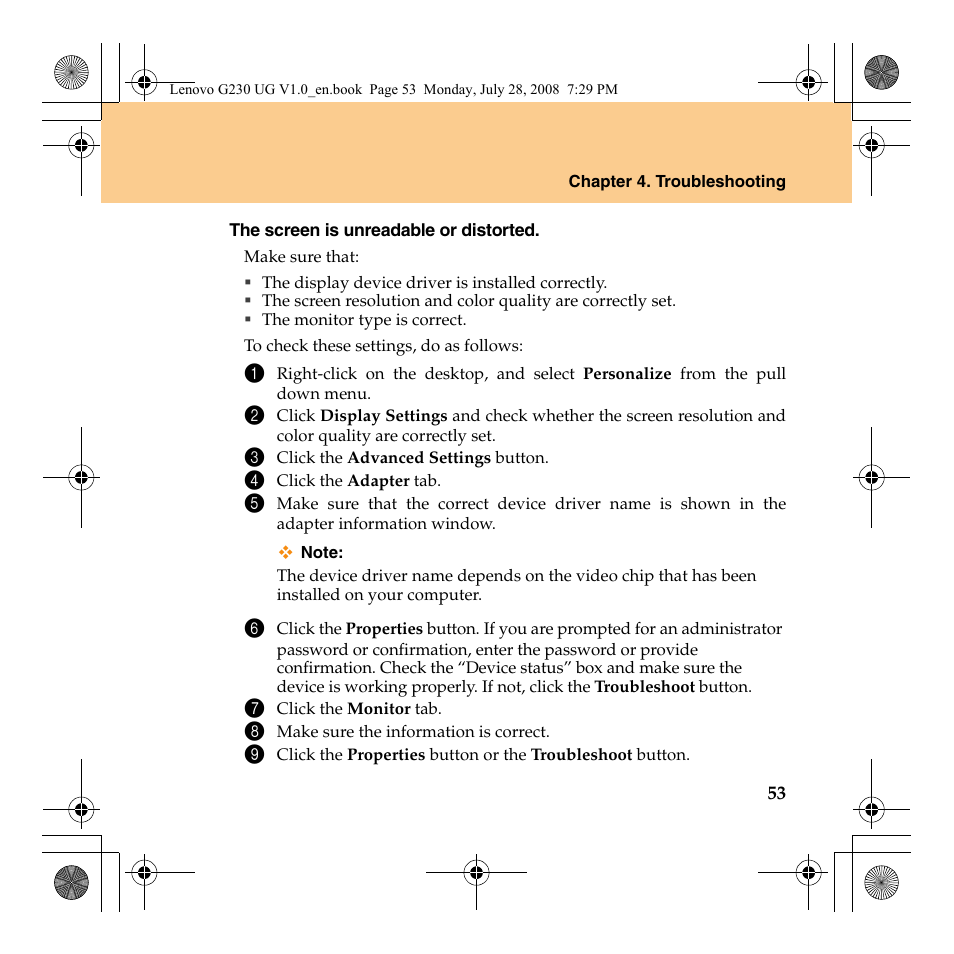 Lenovo 3000 G230 User Manual | Page 61 / 140