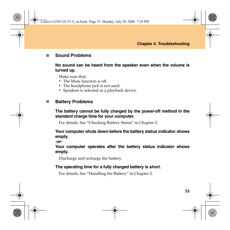 Lenovo 3000 G230 User Manual | Page 63 / 140