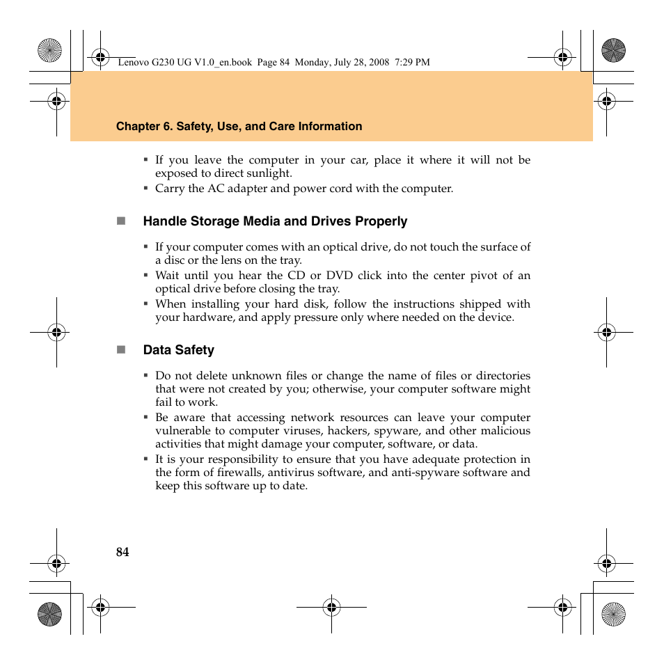 Lenovo 3000 G230 User Manual | Page 92 / 140