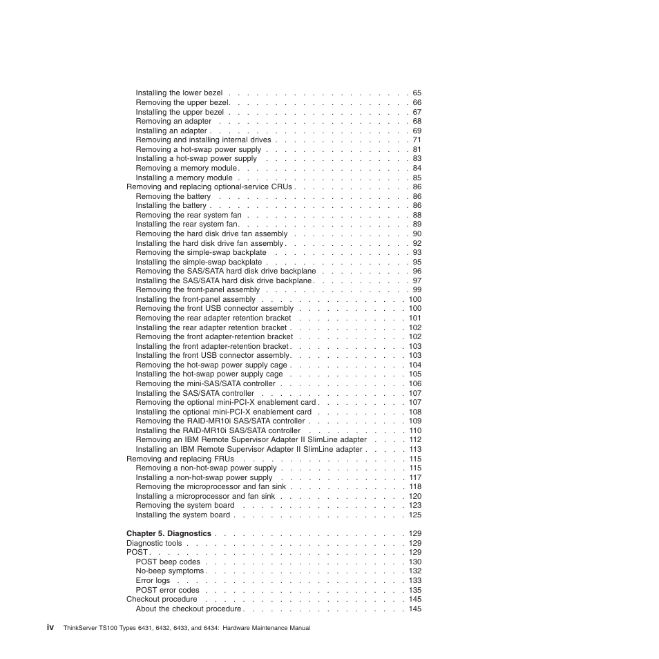 Lenovo TS100 User Manual | Page 6 / 284